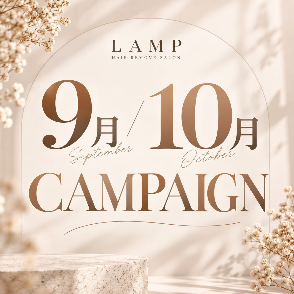 🍂 9・10月限定 秋のキャンペーン開催 🍂